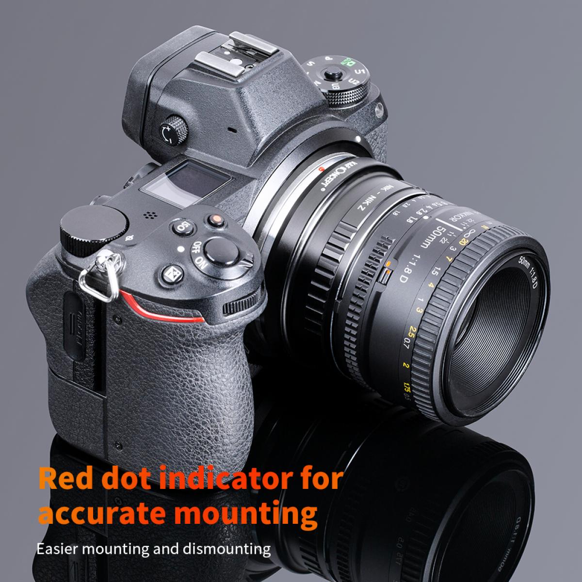 Nikon F Af Ai Ai S Mount Lens To Nikon Z Z Camera K F Concept Lens