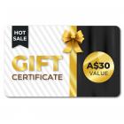 Gift Certificate: $30 Value - Can Use with Any Discounts