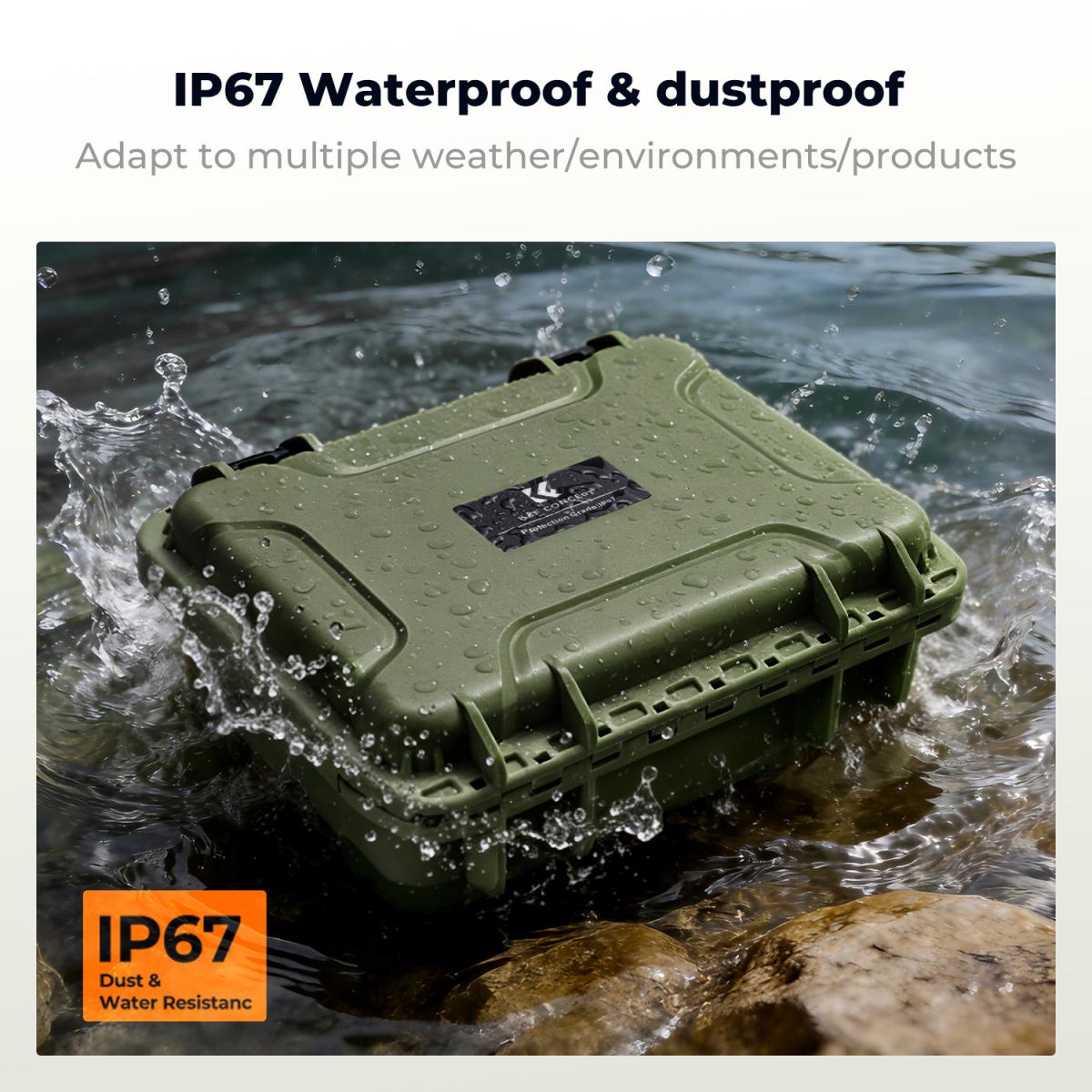 K&F CONCEPT 1302 Waterproof Case
