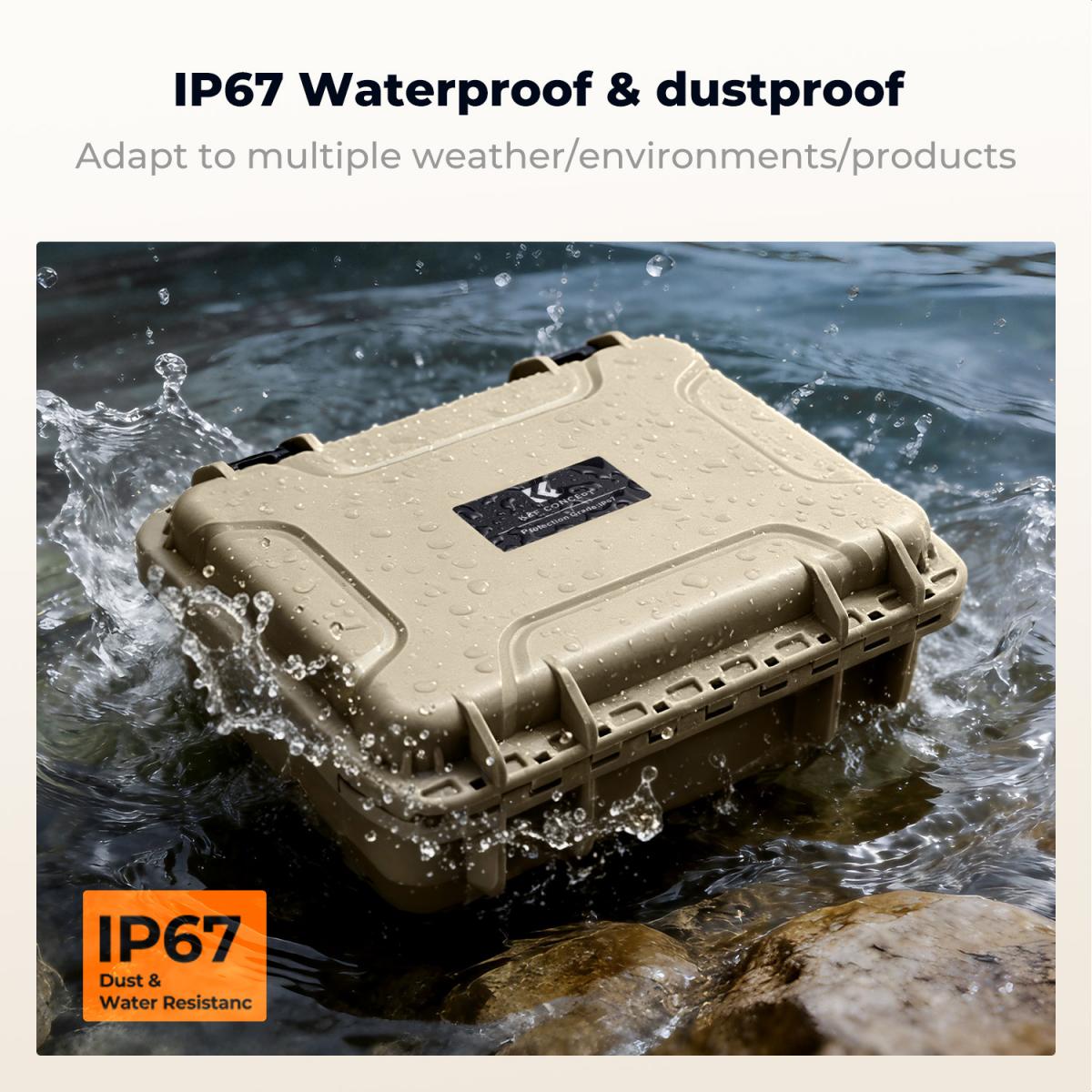 K&F CONCEPT 1302 Waterproof Case