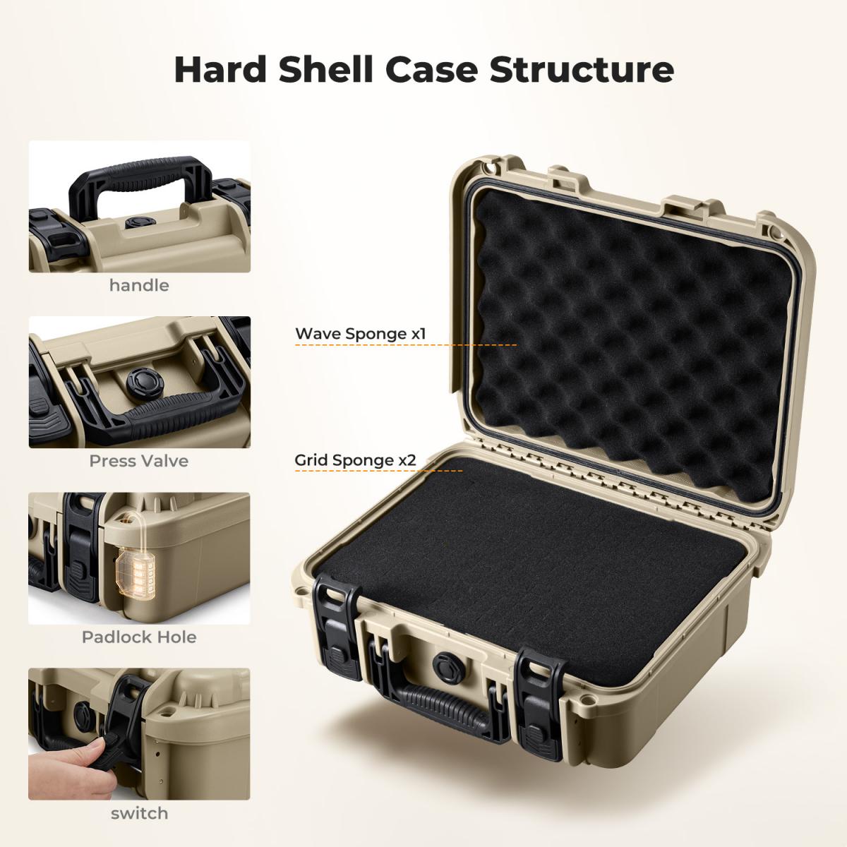 K&F CONCEPT 1302 Waterproof Case