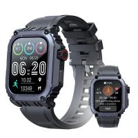 Reloj inteligente deportivo con rastreador GPS Bluetooth llama al monitor de frecuencia cardíaca / sueño de 24 horas