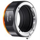 Objektivadapter til PK K Monter objektiv til Sony NEX E-Mount med matte lakdesign, Sony NEX-3 NEX-3C NEX-3N NEX-5 NEX-5C NEX-5N NEX-5R NEX-5T