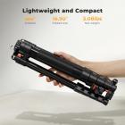 K&F Concept Kamerastativ 192 cm Aluminium – 360° Kuglehoved, 8 kg Belastning, Aftagelig Monopod, Mobilholder til iPhone/Smartphone, O275A5+BH-36