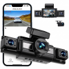 4-Kanals Dashcam med 360° Udsyn | 2K Foran & 1080P Bag/Sider/Kabine | Bilkamera med IR Nattesyn, WDR, 5G WiFi, 24H Parkeringsmode & G-Sensor | OBD-Kabel Medfølger – Kentfaith