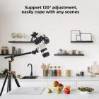 K&F Concept 2,3 m Kamerastativ – Magnesium-Aluminium Rejse Stativ med BH-28L Kuglehoved, Aftageligt Monopod & 360° Panorama