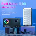 Portable power bank & RGB LED video light, 2500K-9000K adjustable color temperature, 24 light effects, CRI95+, built-in battery, suitable for camera and photography