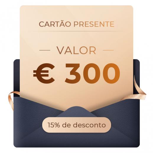 Vale-presente: valor de $ 300 - pode ser usado com qualquer desconto
