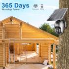 4G LTE Outdoor Security Camera Wireless Solar and Battery Powered  PIR Motion Detection Waterproof, 2K Infrared Night Vision 2-Way Audio, UK Version 4g camera + Stand and 2m extension cable