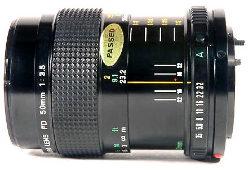 Canon FD FL Mount Lens List