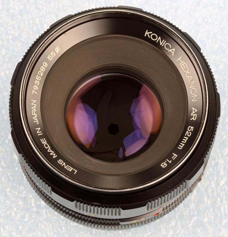 Konica AR Mount Lens List