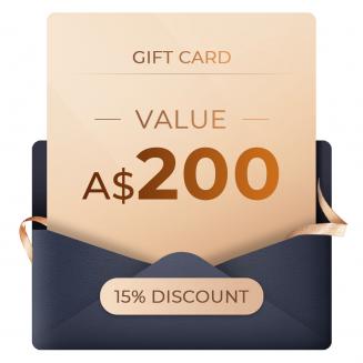 Flash sale: A$170 for A$200 gift certificate, can use with coupon codes