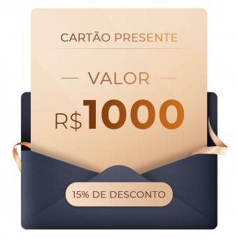 Venda instantânea: vale-presente de R$850 por R$1000, pode ser usado com códigos de cupom