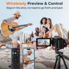 Videocámara 8K con foto de 64MP, Salida HDMI para transmisión en vivo, Transferencia de archivos WiFi, Luz de relleno incorporada, Micrófono inalámbrico, Zoom de 18X, 2 Baterías, Trípode, Control remoto, Tarjeta de 64GB, Kentfaith