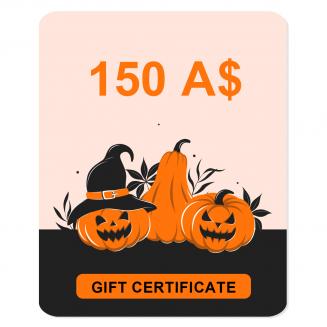 Flash sale: for gift certificate A$150 OFF,gift certificate can use with coupon codes