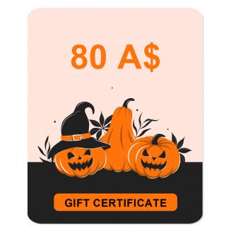 Flash sale: for gift certificate A$80 OFF,gift certificate can use with coupon codes