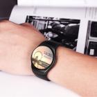 KingWear KW18 SmartWatch Bluetooth 4.0 Монитор сердечного ритма - черный