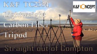 Reisestativ aus Kohlefaser - K&F Concept