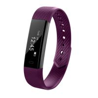 ID115 Smart Armbånd Sports Fitness Tracker - Lilla