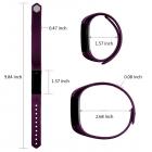 ID115 Smart Tracker per il fitness sportivo con bracciale - viola