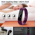 ID115 Smart Tracker per il fitness sportivo con bracciale - viola