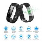 ID115HR PLUS Bracciali Inteligente Sportivo Polsino Fitness Frequenza Cardiaca - nero
