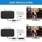 Внутренняя телевизионная антенна Цифровая HDTV 4k 1080p ATSC Стандарт 20-50 миль с USB-усилителем 21 * 12см