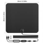 Внутренняя телевизионная антенна Цифровая HDTV 4k 1080p ATSC Стандарт 20-50 миль с USB-усилителем 30 * 33см