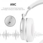 Bluedio T4S Bluetooth-наушники с активным шумоподавлением - белый