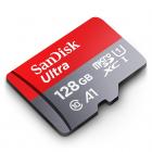 Карта памяти Sandisk Ultra 128 ГБ MicroSDXC UHS-I, C10 U1 A1, до 100 МБ / с SDSQUNC-0128G-ZN3MN