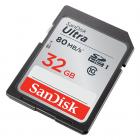 Карта памяти SanDisk Ultra 32GB SDHC UHS-I, C10 До 80 МБ / с SDSDUNC-032G-ZN6IN