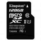 Карта памяти microSDHC Kingston 128 ГБ, класс 10 UHS-I, 80 МБ / с