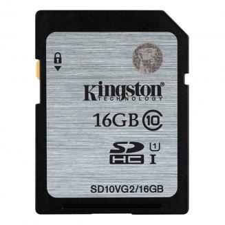 Карта памяти Kingston 16 ГБ SDHC класса 10 UHS-I 45R / 10 Вт