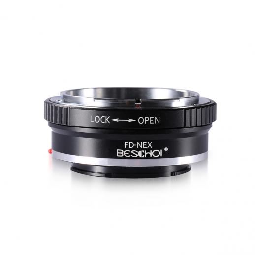Beschoi Canon FD Lens per Sony Alpha NEX Mount Camera Body K&F Concept Lens Mount Adapter