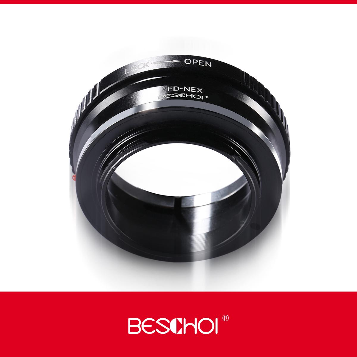 Beschoi Canon FD Lens per Sony Alpha NEX Mount Camera Body K&F Concept Lens Mount Adapter