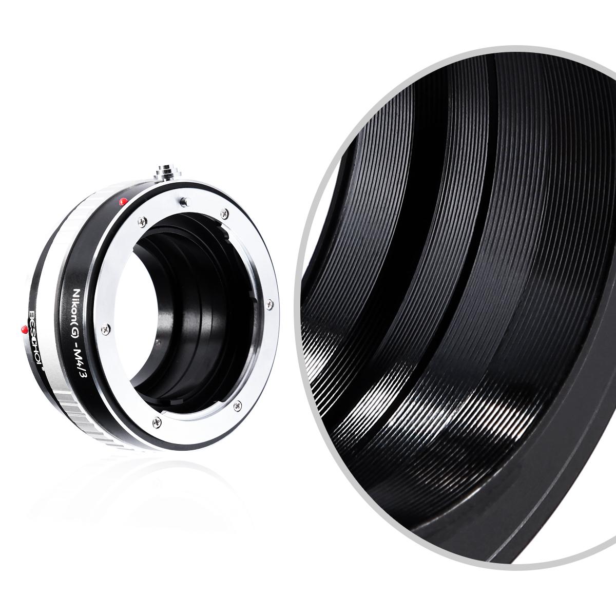 Beschoi Nikon G/F/AI/AIS/D mount obiettivi per Panasonic Micro 4/3 M4/3 corpo macchina K&F Concept Lens Mount Adapter