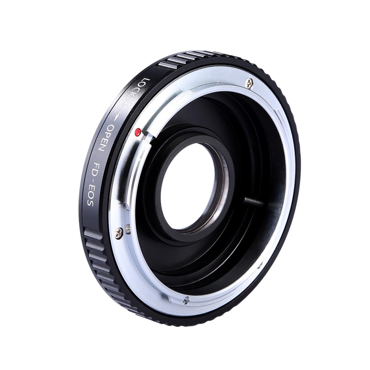 Beschoi Canon FD FL Lens per Canon EOS EF Mount corpo della fotocamera con adattatore per obiettivo K&F Concept in vetro