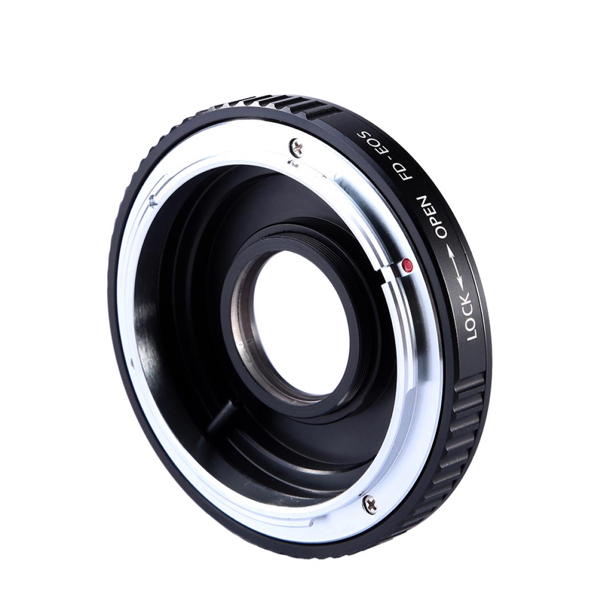 Beschoi Canon FD FL Lens per Canon EOS EF Mount corpo della fotocamera con adattatore per obiettivo K&F Concept in vetro