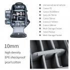 Kamerareppu, Beschoi-vedenpitävä kameralaukku sopii 15 tuuman kannettavaan 26L-tietokoneeseen, jossa on jalustan hihna ja sadesuoja DSLR/SLR-kameralle