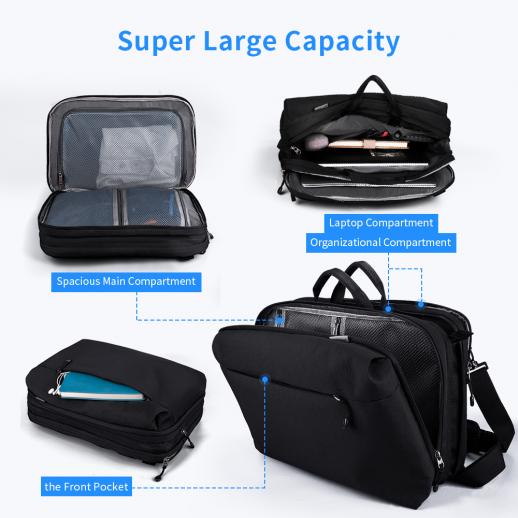 Zaino Borsa A Tracolla Leggera In Nylon Per Viaggi Ed Escursionismo – Unisex, Antifurto, Con Tasche Multiple