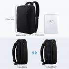 Beschoi Zaino convertibile Borsa a tracolla per laptop Borsa a tracolla Borsa multifunzionale da lavoro Borsa da viaggio Zaino da viaggio Adatto per laptop da 15,6 pollici per uomini/donne