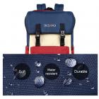 15,6 tuuman kannettavan tietokoneen reppu, vedenpitävä, tyylikäs ja kevyt koululaukku opiskelijoille, ohut monitoimilaukku koulumatkoille