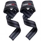 Cinghie di sollevamento, cinghie da polso Cinghie per barra di potenza Palestra in neoprene imbottita antiscivolo per rafforzare la presa per sollevamento pesi, sollevamento pesi, bodybuilding, allenamento della forza, sollevamento dei morti - Uomini e do
