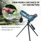Spirit15-45X60A Zoom Bird Зеркальный телескоп Водонепроницаемый монокуляр для наблюдения за птицами Штатив