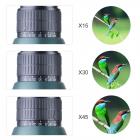 Spirit15-45X60A Zoom Bird Зеркальный телескоп Водонепроницаемый монокуляр для наблюдения за птицами Штатив