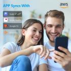 Weight Scale, Smart Scale for Body Weight, Digital Bathroom Scales BMI Weighing Body Fat Scale, Bluetooth 19 Body Composition Monitor Health Analyzer with Smartphone App Blue