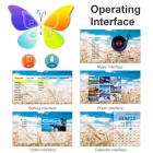 10inch Cornici per Foto Digitali HD LED Video 1024 * 600 16: 9 con Sensore di Movimento, MP3/calendario/orologio/e-book EU