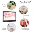 10inch Cornici per Foto Digitali HD LED Video 1024 * 600 16: 9 con Sensore di Movimento, MP3/calendario/orologio/e-book EU
