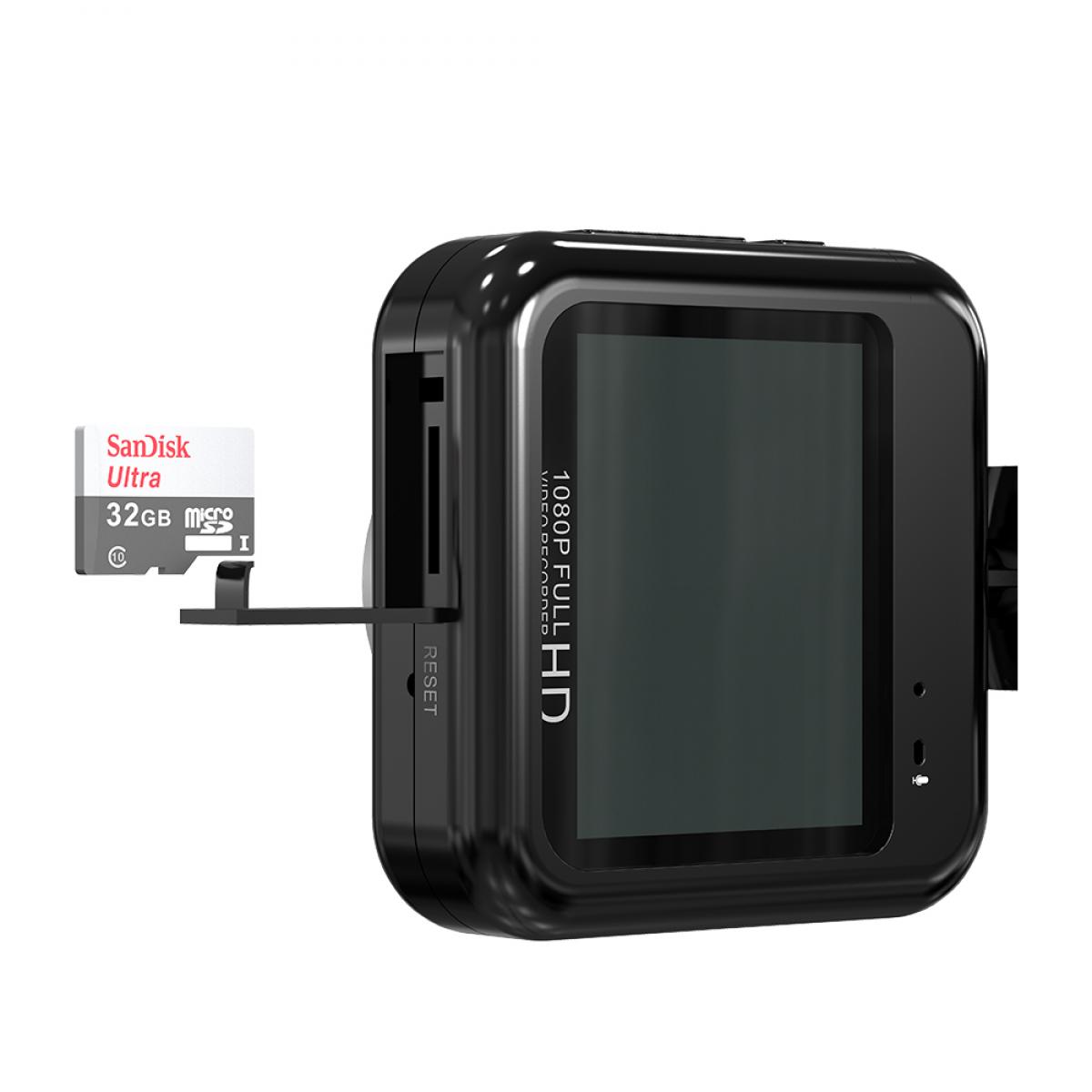 Видеорегистратор с картой 32 ГБ, видеорегистратор Beschoi с видеорегистратором HD 1080P, вождение, видеомагнитофон, широкоугольный объектив 170?, Парковочный монитор, ночное видение, WDR, G-сенсор и петлевая запись, обнаружение движения