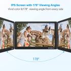 BESCHOI Cornice per foto digitale da 10,1 pollici, 1280x800 Full IPS ad alta risoluzione